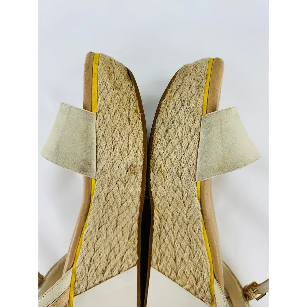 Cole Haan Women's Arden Platform Wedge Sandal Ivory, Size 8.5